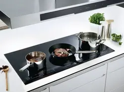 Electric Hob In The Kitchen Interior