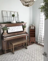 Piano Ilə Yataq Otağı Dizaynı