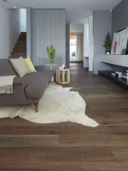 Living Room With Parquet Design