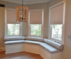 Hallway design in bay window