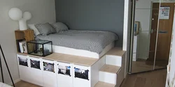 Bedroom design high bed