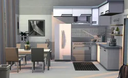 Кухня в симс 3 дизайн