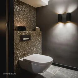 Дызайн усталёўкі ў ваннай з паліцамі
