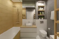 Bathtub with box in the corner design