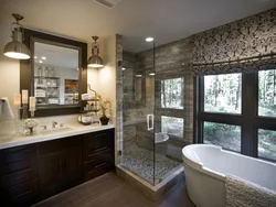 Shower Room Design Without A Bathtub With A Window