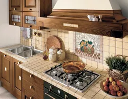 Backsplash va stol usti uchun oshxona dizayni plitalari