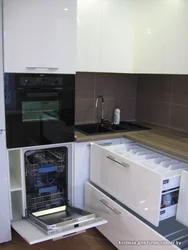 Кухня С Посудомоечной Машиной И Духовым Шкафом Дизайн