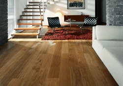 Inexpensive flooring in an apartment photo