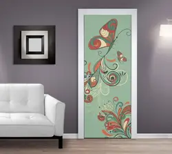 Фото рисунок на двери квартиры