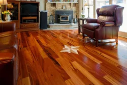 Oak floors in the apartment photo