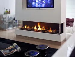 Electric fireplaces for apartments photo with a living effect