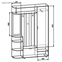 How to assemble a hallway photo