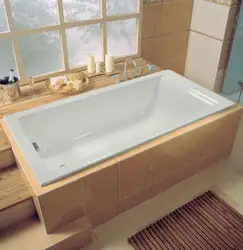Square bathtub photo size