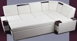 Жатын орны бар ас үйге арналған бұрыштық дивандар арзан фотосурет