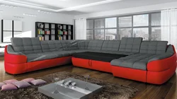 Large corner sofas for the living room more than 3 meters photo