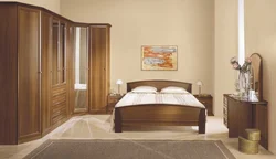 Small bedroom sets with corner wardrobe photo