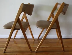 Folding kitchen chairs photo