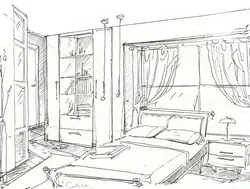 Bedroom sketches photos