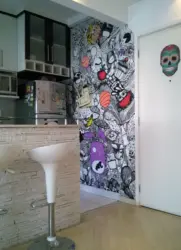 Кухня граффити фото