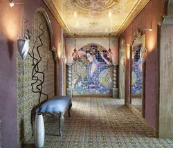 Mozaik fotosuratda koridor