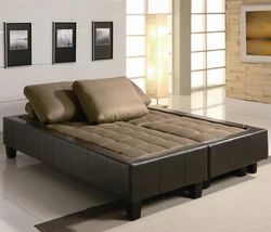 Photo sleeping sofa bed