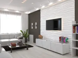 Photo living room made of pvc