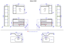 Bathroom furniture dimensions photo