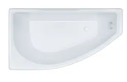 Acrylic asymmetric bathtub photo