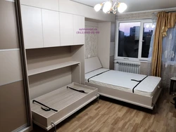 Transformable sleeping place photo