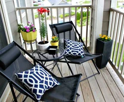 Chairs in the loggia photo