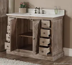 Solid wood bathroom photo