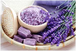 Bath With Lavender Photo