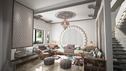 Turkish living room interiors photo