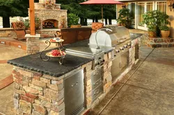 Outdoor kitchen photo