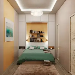 Bedroom design with three doors