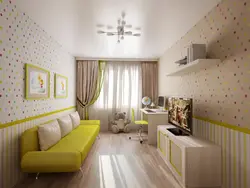 Bedroom 14 sq m design children's