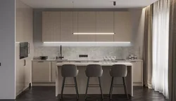 Plain kitchen design