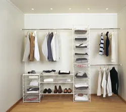 Shelves in the dressing room photo