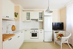 Kitchen design with separate cabinet