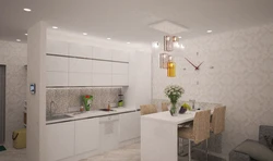 Kitchen design in odnushka peak