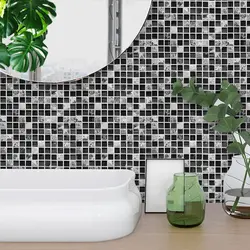 Bathroom panel design pvc mosaic