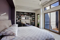 Bedroom design with feet to the window