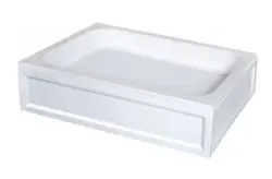 Bathtub with low tray photo