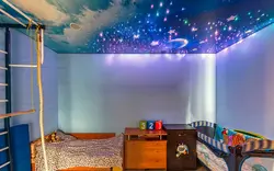 Bedroom starry sky photo