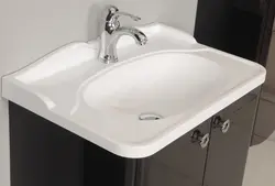 Ağ vanna otağı lavabo fotoşəkili