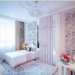 Фото маленьких спальни с цветами