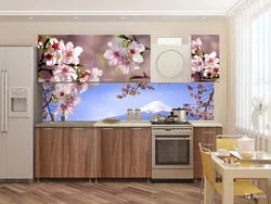 Фото цветов для панели кухни