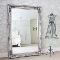 Зеркало белое в спальню фото
