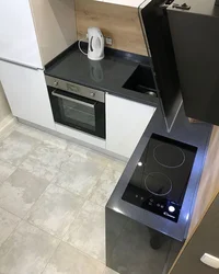 Двухкомфорочная панель на кухне фото