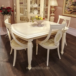 Beige tables for the kitchen photo